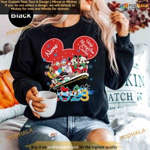 Personalized Disney Merrytime Cruise 2023 Christmas Mickey Friends Christmas Family Disney Shirt 2