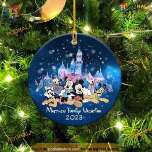 Personalized Disneyland Family Ornament Custom Family Ornaments Trip Memory 2