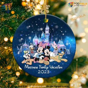 Personalized Disneyland Family Ornament Custom Family Ornaments Trip Memory 3