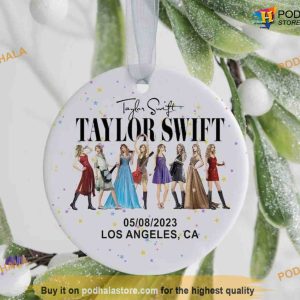 Personalized Eras Tour Ornament Taylors Christmas Decor Swiftie Gift 3