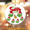 Personalized Family Christmas Ornament, The Grinch Tree Decoration