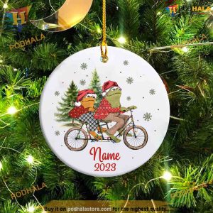 Personalized Frog And Toad Ornament Funny Christmas Ornaments Vintage Book 2