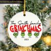 Personalized Grinch Family Decor, Grinch Christmas Tree Ornaments