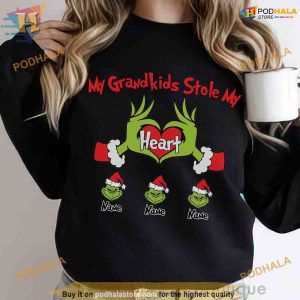 Personalized Grinchmas Kids & Family Hoodie, Heartwarming Grinch Christmas Shirt