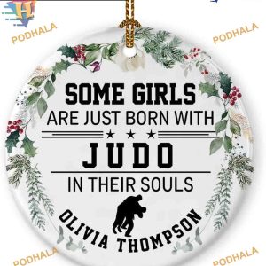 Personalized Judo 2023 Christmas Ornament, Sport Player Gift