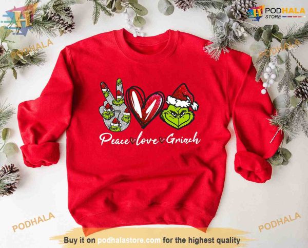 Personalized Merry Xmas Grinch Unisex Shirt, Grinch Christmas Shirt