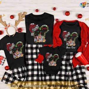 Personalized Mickey 2023 Christmas Shirt, Disney Castle Christmas, Disney Matching Couple Tee