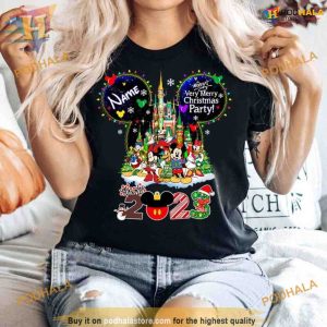 Personalized Mickey Friends 2023, Family Christmas Shirts, Disneyland Xmas Gift