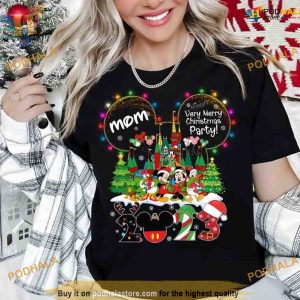 Personalized Mickey Friends 2023 Family Christmas Shirts,  Disneyland Christmas Gift