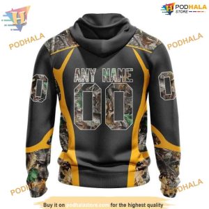 Personalized NHL Camo Hunting Style Boston Bruins Hoodie 3Ds Outdoor Apparel 2