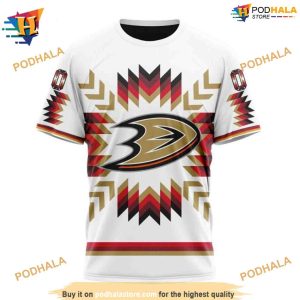 Personalized NHL Classic Paisley Style Anaheim Ducks Apparel Breast Cancer Hoodie 3D 3