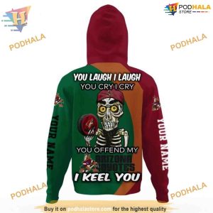 Personalized NHL Emotional Quote Arizona Coyotes Hoodie 3D Arizona Coyotes 3D Apparel 3