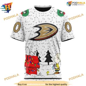 Personalized NHL Peanuts Design Anaheim Ducks Hoodie 3D Unique Ducks Merch 3