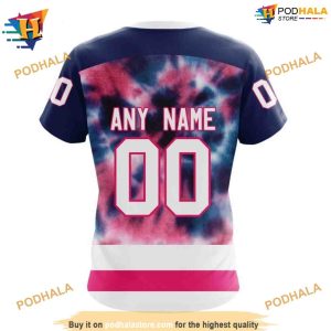 Personalized NHL Pink October Fight Breast Cancer Ducks Apparel Hoodie 3D 4