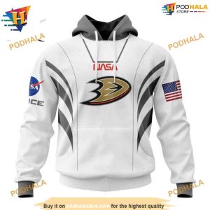 Personalized NHL Space Force NASA Design Ducks Hockey Hoodie 3D 1