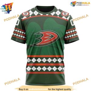 Personalized NHL St Patrick's Day Hockey Ducks Apparel Hoodie 3D 3