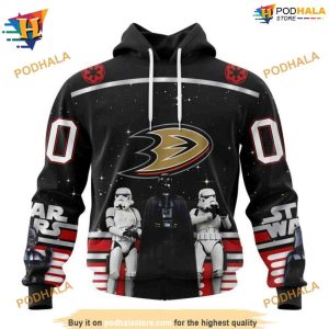 Personalized NHL Star Wars May The 4th Anaheim Ducks Hoodie 3D 1