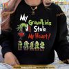 Personalized Name Grandma Christmas Grnch Hand Shirt, Xmas Gift for Grandparents