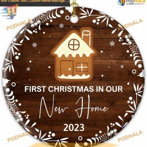 Personalized New Home 2023 Ornament, Family Christmas Ornaments