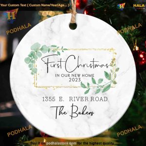 Personalized New Home 2023 Ornament, Family Tree Decoration