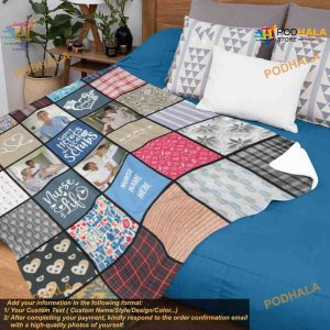 Personalized Photo Blanket Nurses Gift Birthday or Christmas Present 3