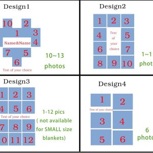 Personalized Photo Collage Blanket Family Memories Gift Christmas Gift 2