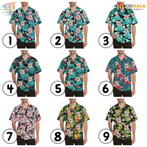 Personalized Photo Hawaiian Shirts Custom Dog Face Valentines Fathers Day Gift 3