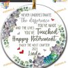Personalized Retirement Ornament 2023, Custom Name & Year, Retired Celebration