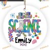 Personalized Science Teacher Christmas Ornament, Chemistry Teacher 2023 Xmas Gift
