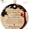 Personalized Sympathy Ornament 2023, Memorial for Loss of Parent, Family Remembrance