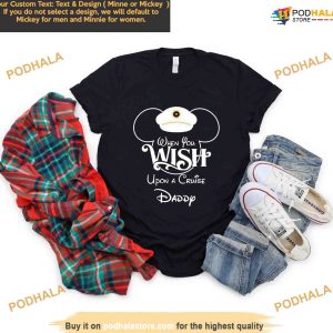 Personalized Wish Upon A Cruise Shirt Custom Disney Cruise 2023 Disney Captain Shirt 2