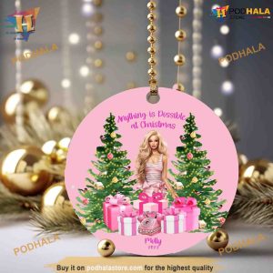 Personalzied Pretty in Pink Barbie Ornament Friends Christmas Ornaments 2