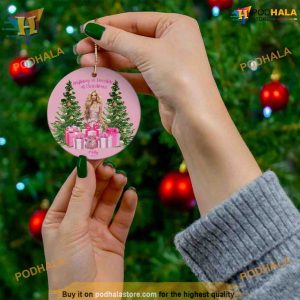 Personalzied Pretty in Pink Barbie Ornament Friends Christmas Ornaments 3