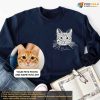 Pet Portrait Custom Shirt, Personalized Xmas T-Shirt with Pet Photo & Name
