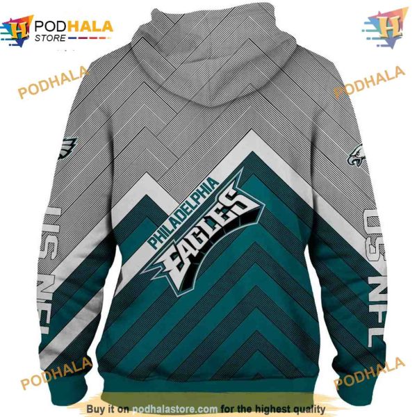 Philadelphia Eagles 3D Hoodie S-5XL Size, NFL Eagles Clothing