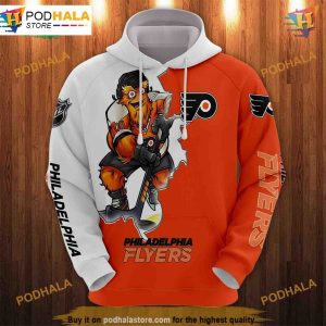 Philadelphia Flyers 3D Hoodie Cartoon Graphic Sweatshirt for Fans 1