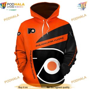 Philadelphia Flyers 3D Hoodie Hooded Long Sleeve Fan Apparel 3