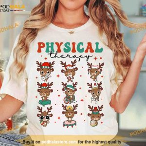 Physical Therapy Shirt, Christmas Physical Therapist Sweatshirt, PTA DPT Xmas Gift For PT