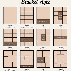Picture Blanket With Text Personalized Photo Collage Best Friend Christmas Gift 2