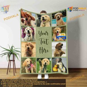 Picture Blanket With Text Personalized Photo Collage Best Friend Christmas Gift 6