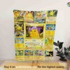 Pika Anime Edition, Sherpa Manga Blanket, Funny Christmas Gift Ideas
