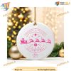 Pink Barbi Ornament, Personalized Family Christmas Ornaments