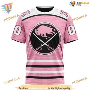 Pink Fight Breast Cancer Special NHL Buffalo Sabres 3D Hoodie Unique Design 3