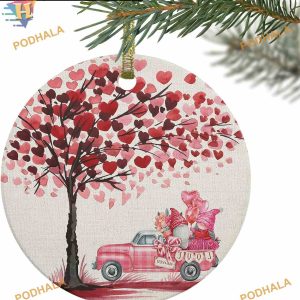 Pink Gnomes Valentine 2023 Ornaments, Family Tree Decoration Essentials