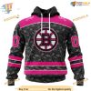 Pink In The Rink Special NHL Boston Bruins Hoodie 3D, Breast Cancer Awareness Merch