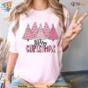 Pink Merry Christmas Tree Sweatshirt, Matching Family Xmas Shirt