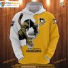 Pittsburgh Penguins 3D Hoodie, Cartoon Graphic Sweatshirt for Fans