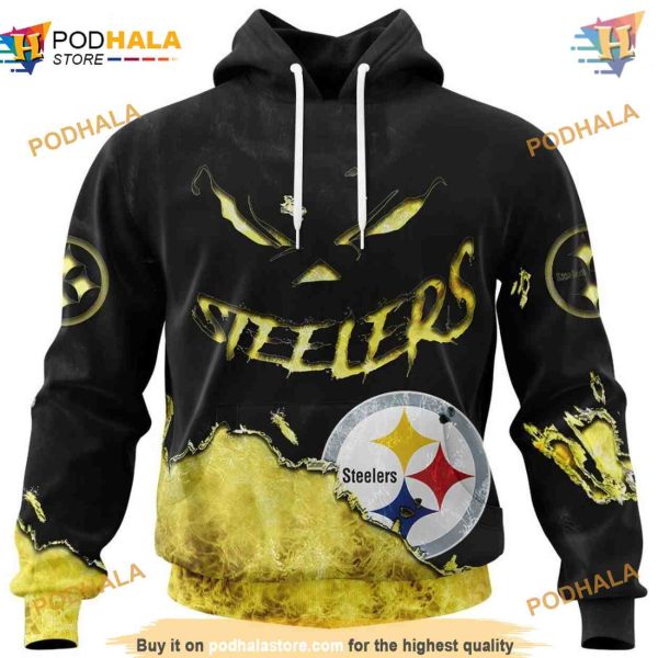 Pittsburgh Steelers 3D Hoodie Devil Eyes Fan Gift