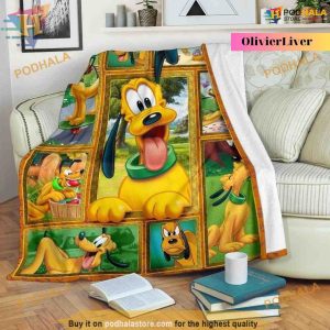 Pluto's Disney Warmth Fleece Blanket, Funny Family Christmas Gifts