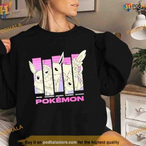 Pokemon Eevee Panels Shirt For Women Men